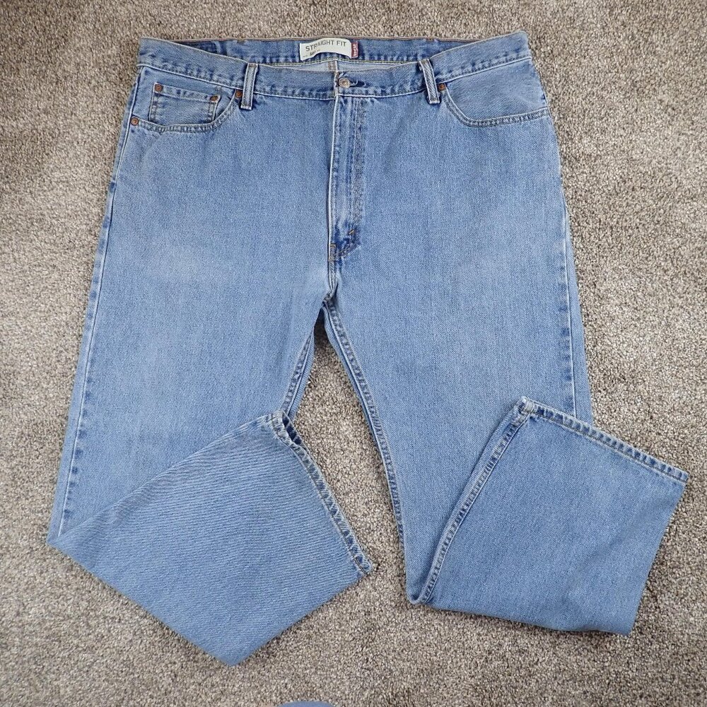 Vintage Levis 505 Jeans Mens Tag 42x30 Blue Denim